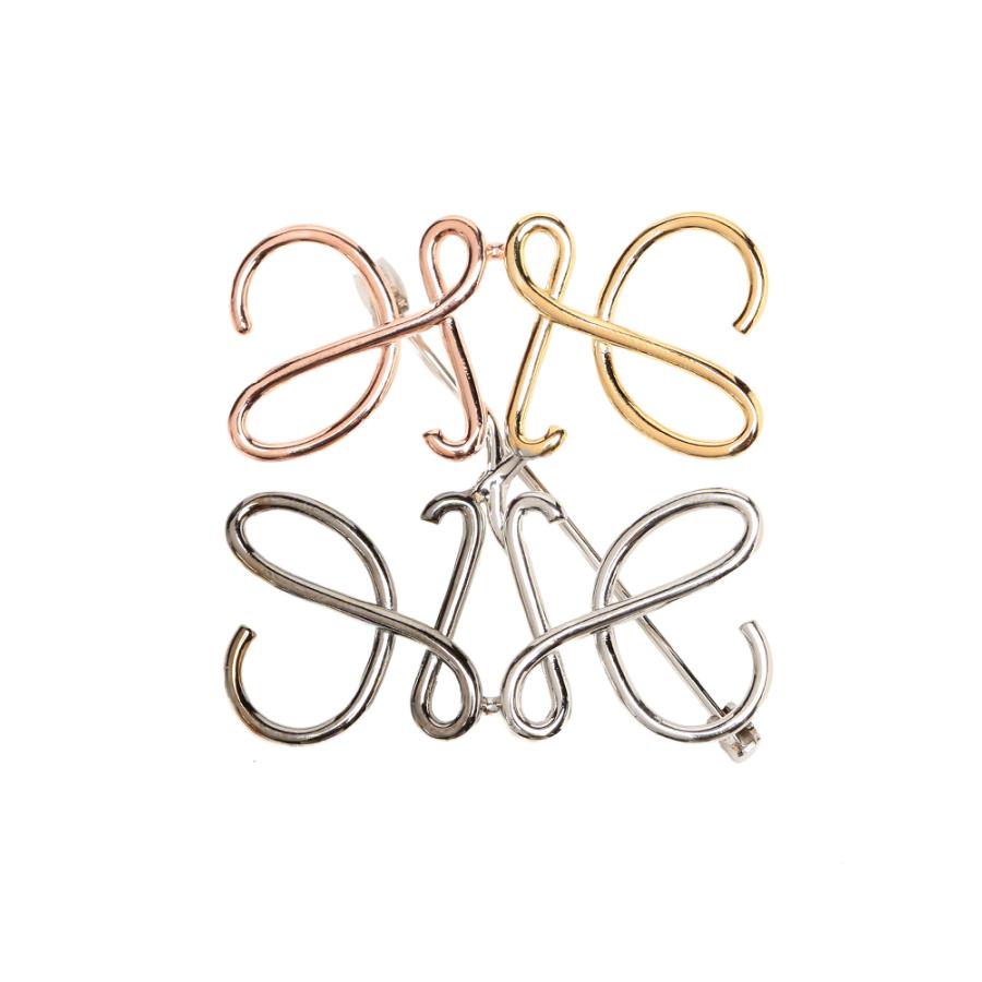 LOEWE（ロエベ） アナグラム ブローチ メタル LELJ000245X10 : ゼン