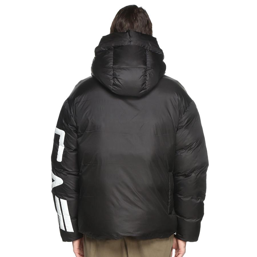 EMPORIO ARMANI エンポリオアルマーニ 袖BIGロゴ フルジップ 中綿