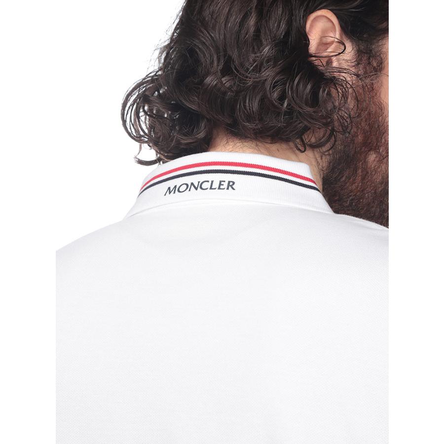 MONCLER（モンクレール） 衿トリコロールライン 半袖 ポロシャツ