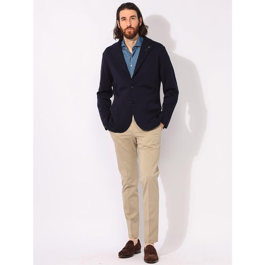 LARDINI（ラルディーニ） ウール シングル ニットジャケット メンズ