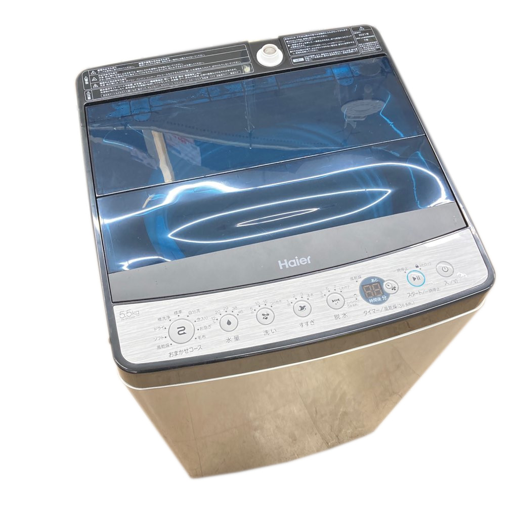 Haier URBAN CAFE SERIES 全自動洗濯機 JW-XP2C55F-XK （ステンレス