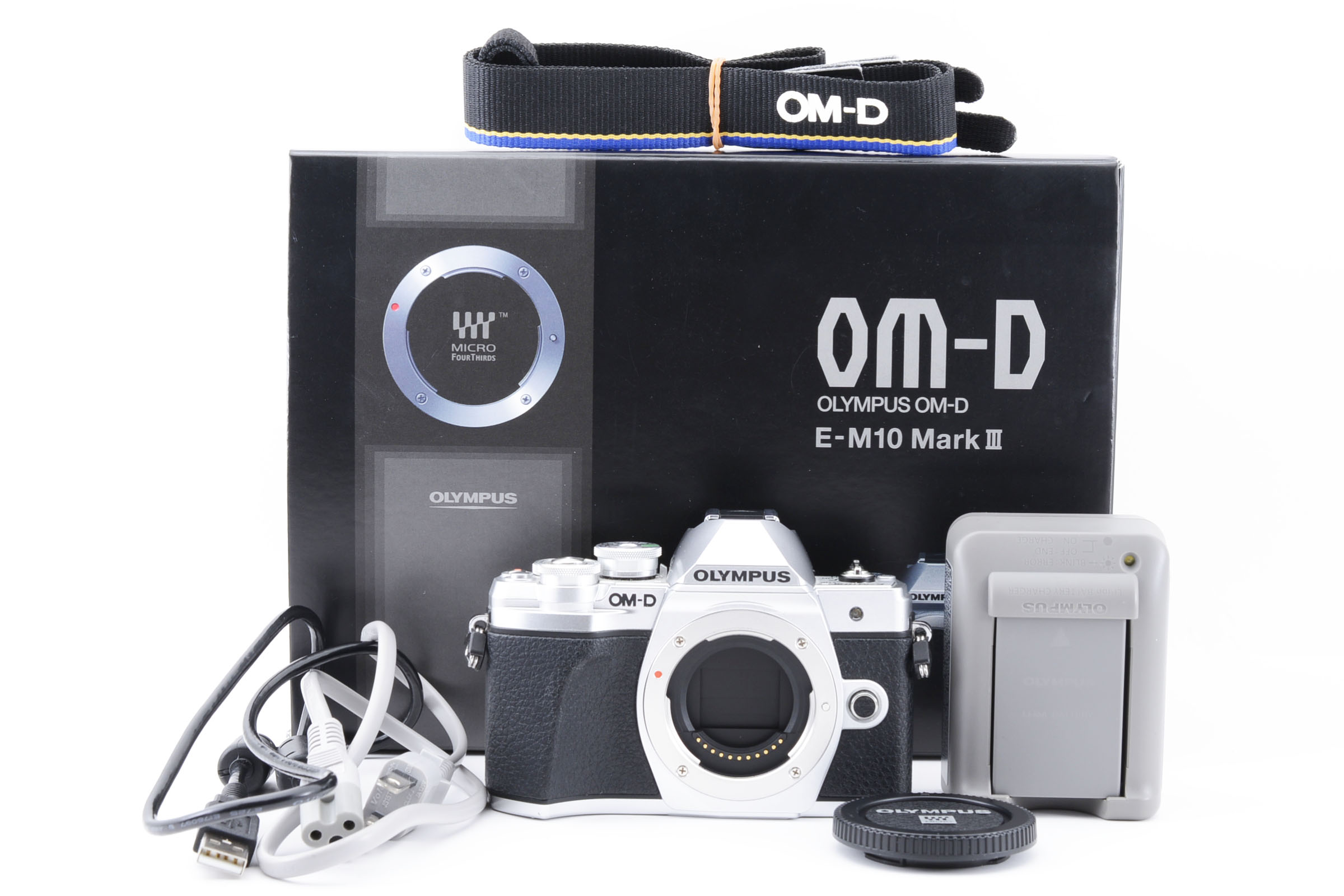 オリンパス ミラーレス一眼 OM-D E-M10 Mark III ボディ（シルバー