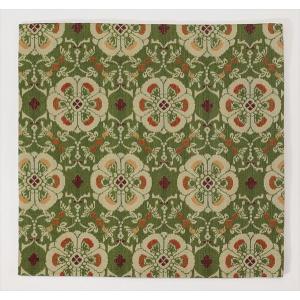 京都龍村美術織物】【龍村裂】古帛紗鹿文有栖川錦（しかもんありすがわ