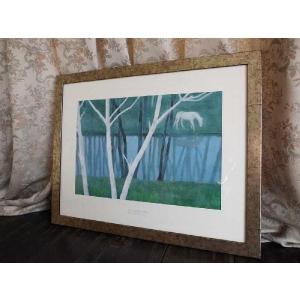 東山魁夷 絵画 山霊 【海・山】【複製】【美術印刷】【巨匠】【6号