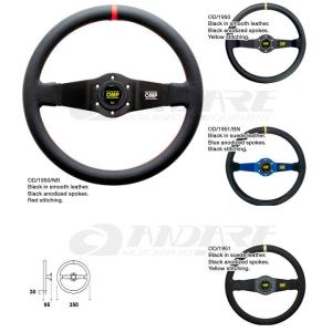 OMP ステアリング OD0-2005 TARGA タルガ ブラック スエード フラット