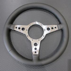 モトリタ Moto-Lita ウッドステアリングホイール クラシック フラット