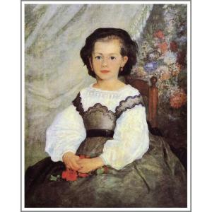 複製画 送料無料 絵画 油彩画 油絵 模写ルノアール（ルノワール