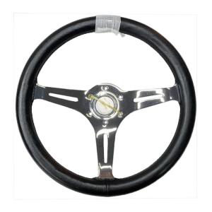 ナルディタイプ ステアリング （ブラックレザー/ブラックスポーク