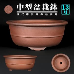 盆栽鉢 「壱興紅泥木瓜式鉢」 植木鉢 作家鉢 一弘 壱興造記 常滑 共箱