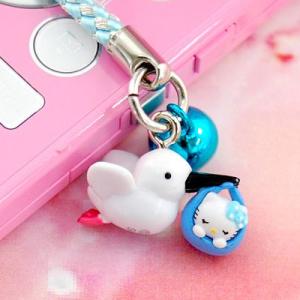 sanrio（サンリオ） ハローキティ こうのとりキティ オリジナル根付け