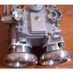 70mmアルミ*カールファンネル新品/ソレックスSOLEXウェーバーWEBER