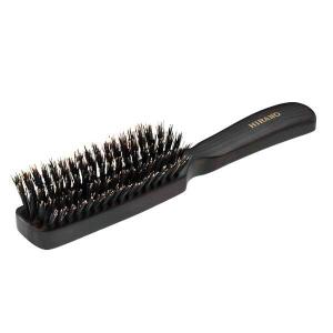 ブラシの平野 ヘアブラシ E-1 手植え 天然毛 天然木 猪毛 獣毛