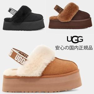 UGG（アグ） ファンケット チェスナット ファー サンダル レディース