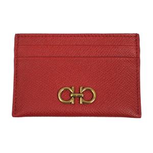 FERRAGAMO（フェラガモ） 名刺入れ カードケース ダブル ガンチーニ