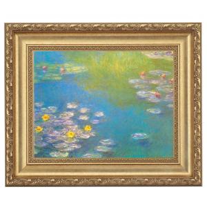 ルノワール テラスにて 4号 サイズ 立体複製名画 絵画 額付き