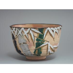 桜花流水図 赤楽茶碗 井上春峰造 : 茶道具商 越中屋 - 通販 - Yahoo