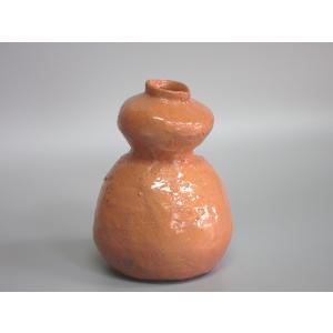 茶道具 花入れ 掛置兼用 信楽焼き 蹲る うずくまる 寺垣外窯 杉本貞光