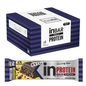 森永製菓 inバー プロテイン ザクザクビター 12本入×(2ケース)｜ 送料