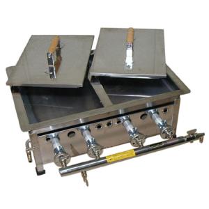 マルゼン 餃子焼器（自動点火、スタンダードシリーズ） MGZ-044 業務用