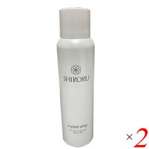 SHIRORU（シロル） 洗顔 しろる クリスタルホイップ 炭酸泡 濃密 120g