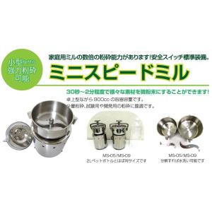 家庭用強力製粉機（コナッピー）乾燥食品、野菜、お米、茶葉などを粉末