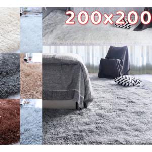 ラグ 140×200 高密度 ラメ入り 極厚 ラグマット 冬用 カーペット 高級