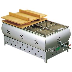 業務用 おでん鍋 ガス式 SK-15 18-8ステンレス製 プロパンガス（takumi