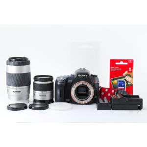 SONY（ソニー） α57 SLT-A57 標準&望遠ダブルズームセット 美品 SD