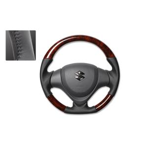 ジムニー REAL（レアル）オールレザーステアリング 赤ステッチ スズキ