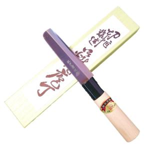 正本 本霞・玉白鋼 鰻サキ包丁（片刃） 195mm 【品番：KS1219