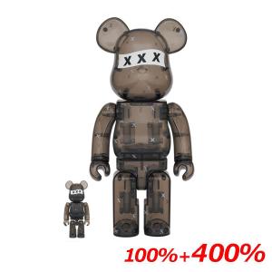 新品】1週間以内発送 BE@RBRICK 招き猫 ペコちゃん 福 黒 100% & 400