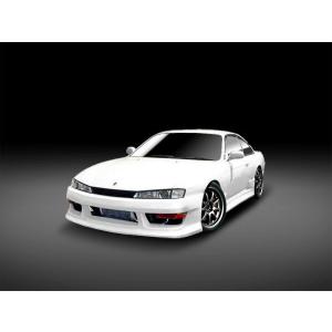 シルビア S14 リアバンパー 前期 エアロ FRP 未塗装 社外品 SILVIA