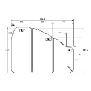 TOTO 【UGW101S#EL】TOTO 背面ウォール収納キャビネット ライトウッドN