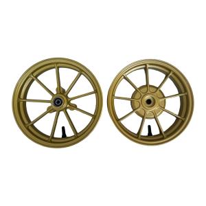 アルミホイール スーパーDIO SR/ZX AF27/AF28 前後セット 黒 : shop