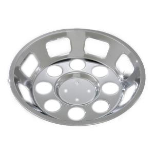 ATS メッキホイールカバー大型リヤ用（22.5インチ8穴）2枚組 ふそう用