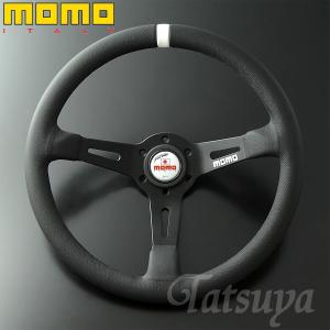 正規品 MOMO ステアリング ドリフティング 35パイ ブラックレザー