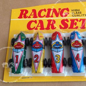 ブリキの小物】ブリキの ミニレーシングカーセット10台入り ☆デッド