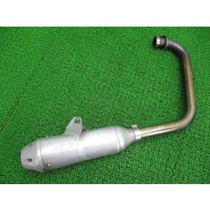 SR400 マフラー 社外 中古 バイク 部品 スーパートラップ風 メガホン