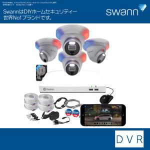 Swann セキュリティカメラ 4CH DVRレコーダー FHD 1TB搭載(最大4TB対応