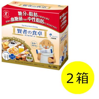 LOHACO - 大塚製薬 賢者の食卓ダブルサポート 6g×30包入 1セット（3箱