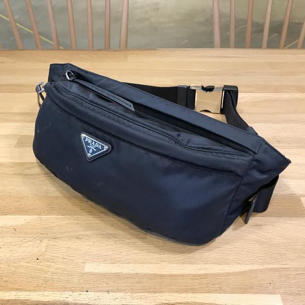 PRADA（プラダ） 【良品】プラダ ナイロン ボディバッグ ウエスト