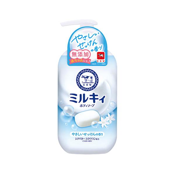 ミルキィ ボディソープ やさしいせっけんの香り 本体 ポンプ付 500mL