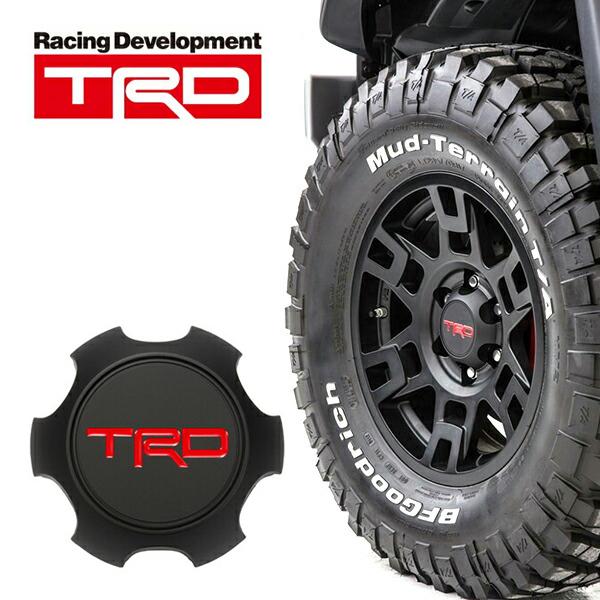 USトヨタ純正 TRD ホイール センターキャップ マットブラック 17インチ