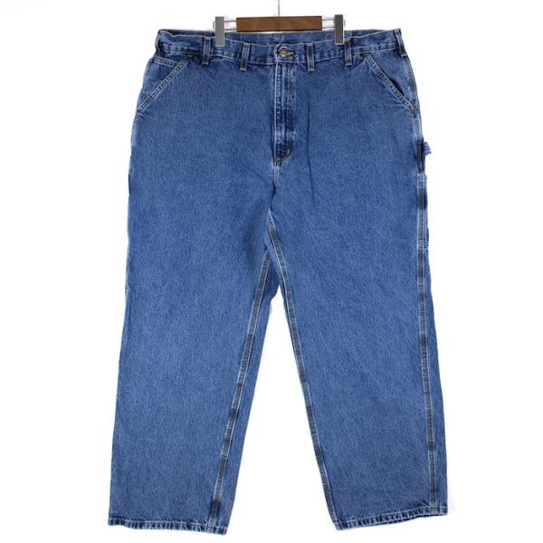 カーハートデニムオーバーオールC1081ペインターパンツ極太w44アメリカ