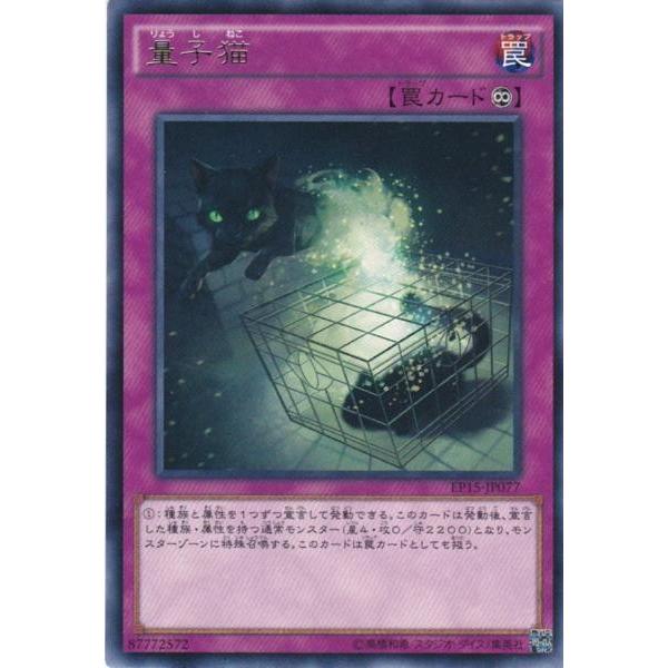 遊戯王 EP15-JP077 量子猫 レア : トレカショップ CLEAR FILE - 通販