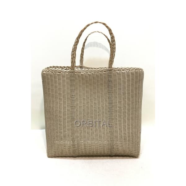 経堂) PALOROSA パロローサ FLAT トートバッグ カゴバッグ ベージュ系