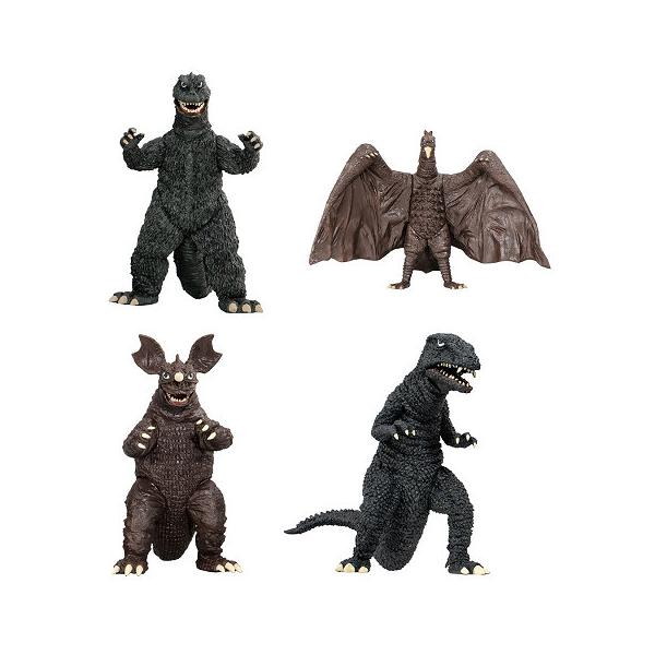 BANDAI（バンダイ） HG ゴジラ 怪獣総進撃編 全4種セット コンプ