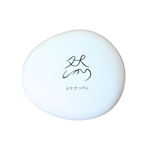 長寿の里 然 よかせっけん 80g ジャータイプ 泡立てネット付き よか