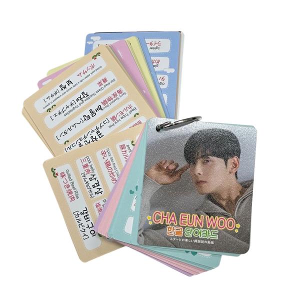 チャウヌ ASTRO アストロ 韓国語 単語 カード ハングル 韓流 グッズ