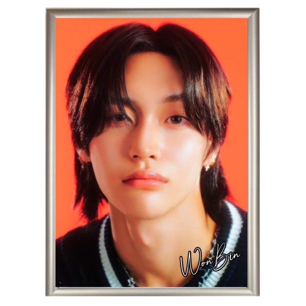 ウォンビン RIIZE ライズ フォトプレート 額入り 写真 A4サイズ 韓流